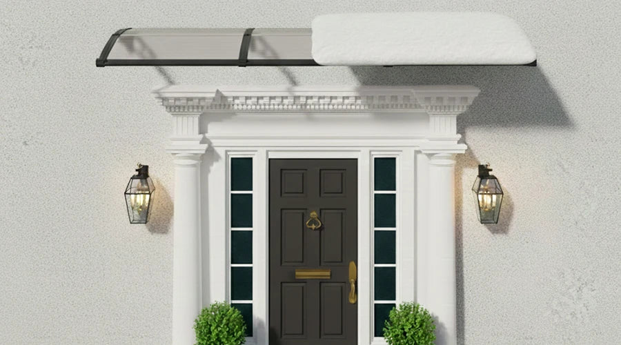 Ist eine ABS-Halterung stabil genug für ein Haustürvordach?