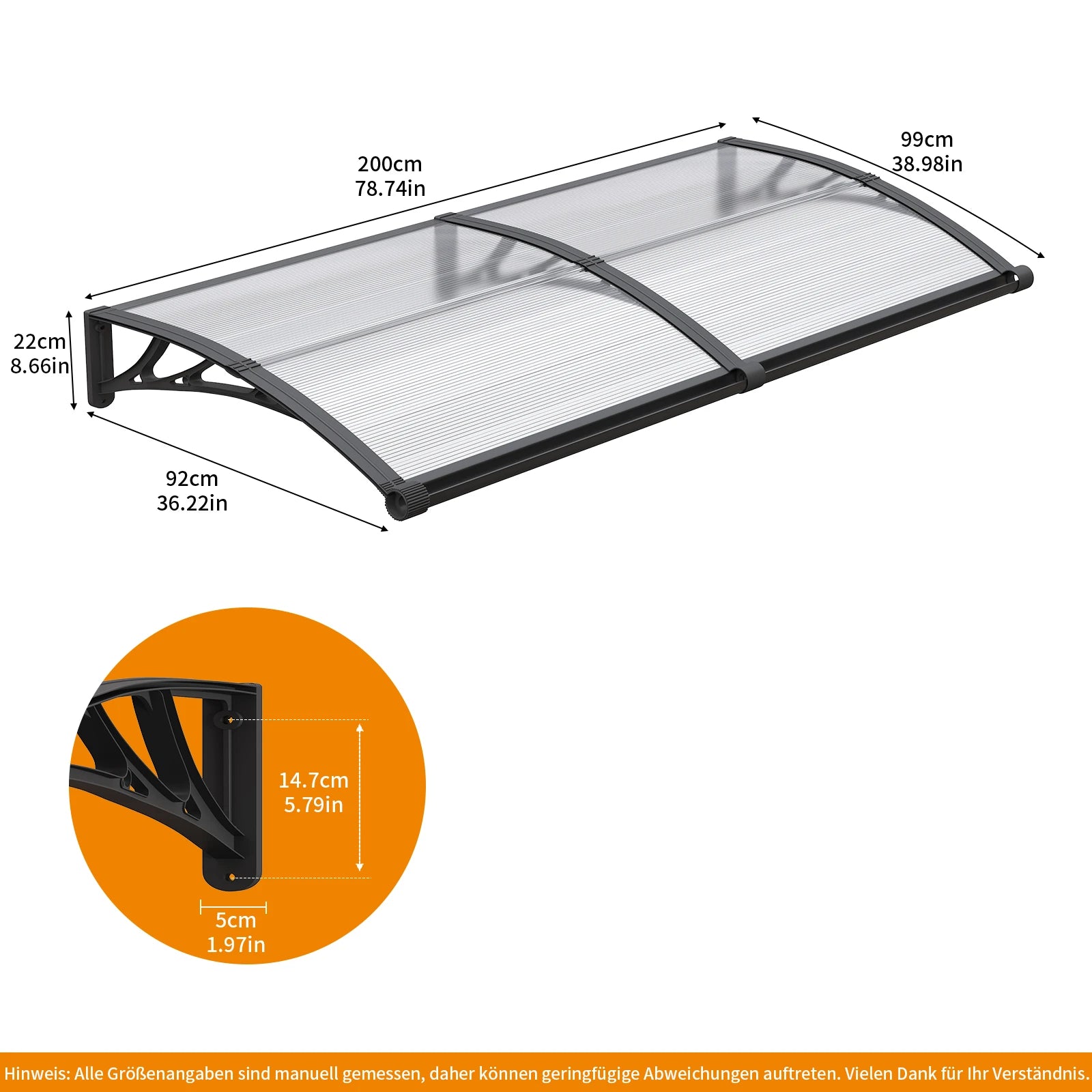 MS02 Markise 100x200cm