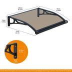 Markise aus massiver Leiterplatte 80x100cm