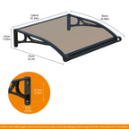 Markise aus massiver Leiterplatte 80x120cm