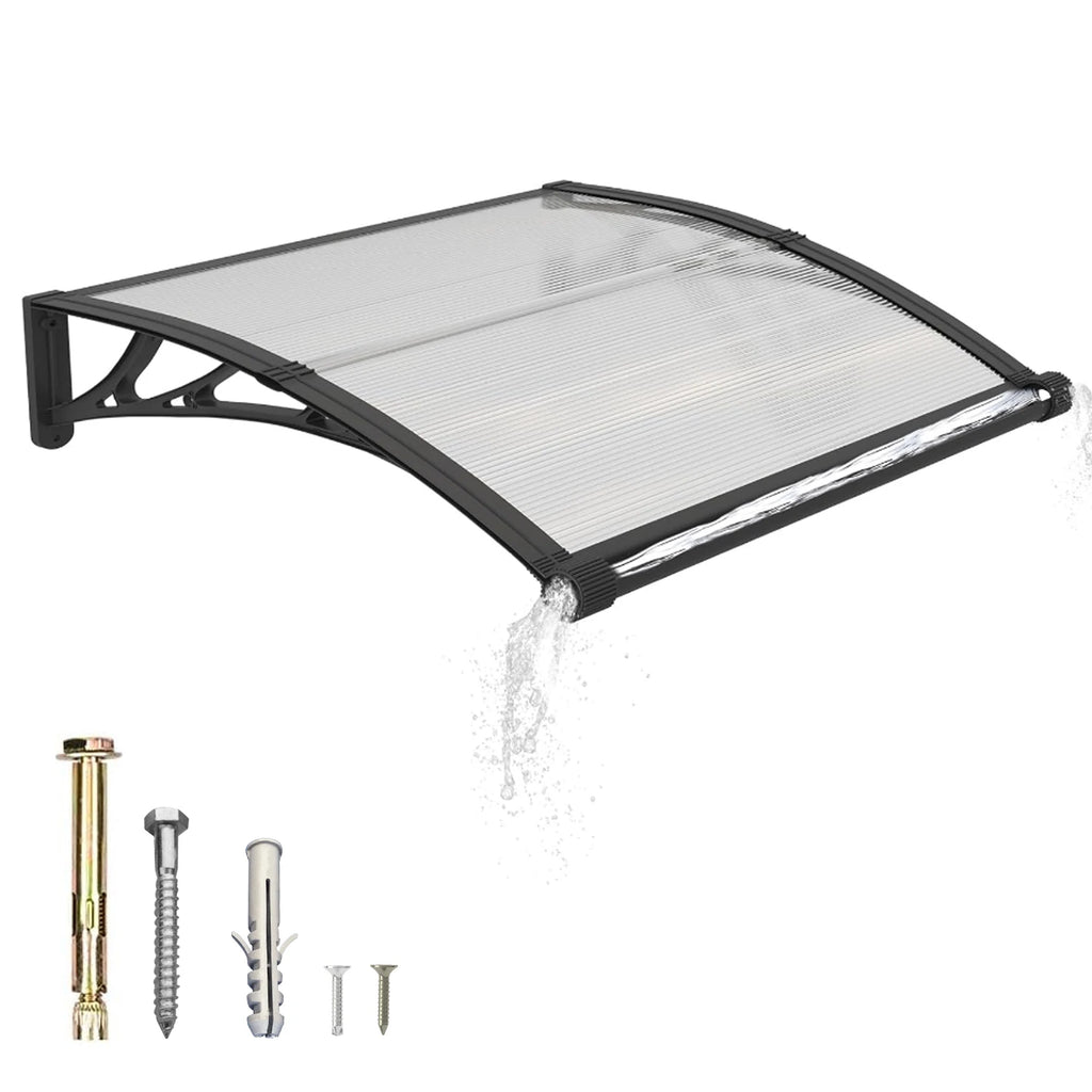Regenmarkise mit Wasserrinne