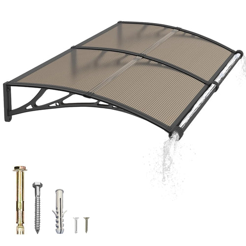 Markise mit separatem Entwässerungskanal