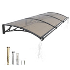 Markise mit separatem Entwässerungskanal