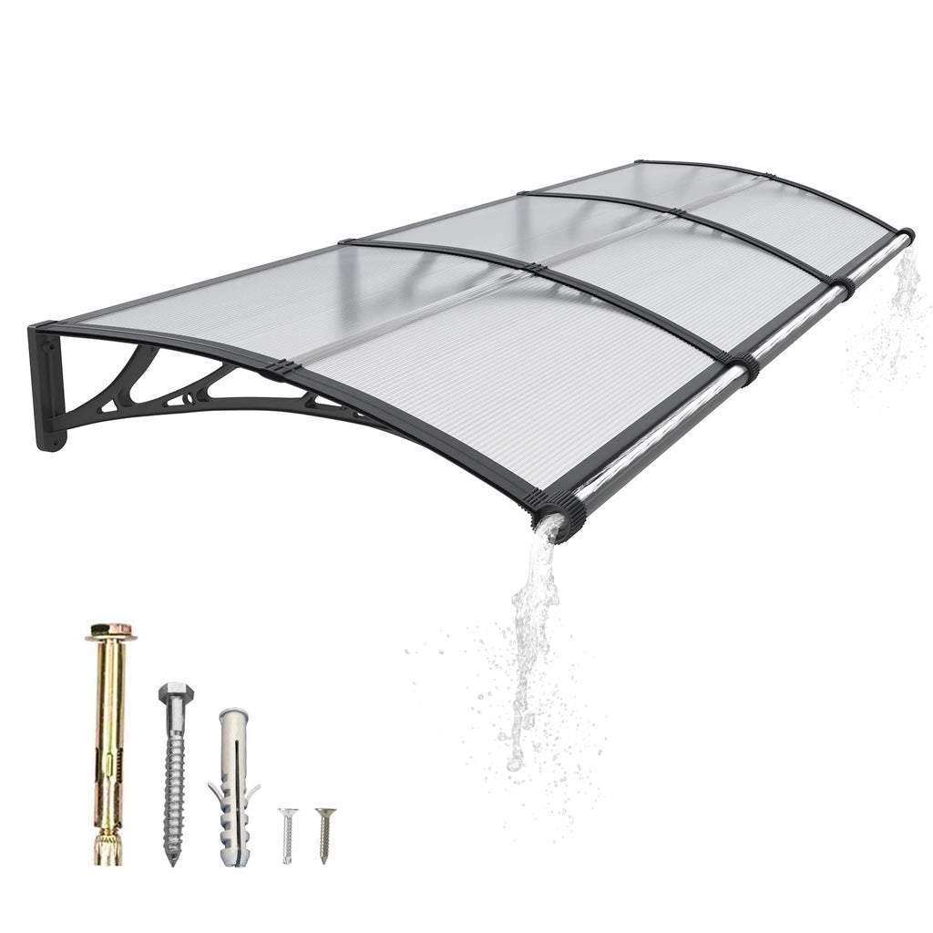 Markise mit separatem Entwässerungskanal