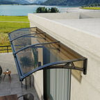 Markise mit separatem Entwässerungskanal