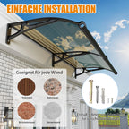 Markisen eignen sich für verschiedene Wandpaneele