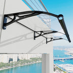 Regenmarkise mit Wasserrinne