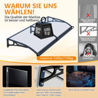 Die Markise verhindert Stürze und ist geräuscharm