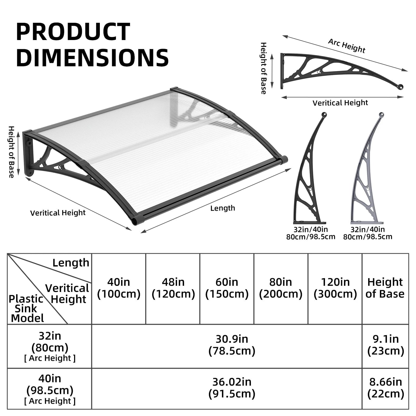 MS02 Produktabmessungen