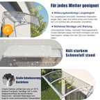 Die Markise bietet Rundumschutz