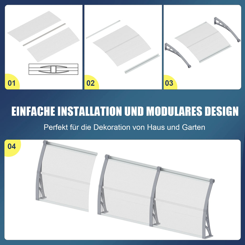 Markisen sind einfach zu montieren