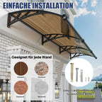 Markisen eignen sich für alle Arten von Wänden