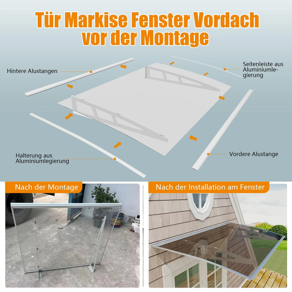 Der Sonnenschutz MS07 ist einfach zu montieren