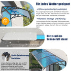 Die Markise bietet Rundumschutz