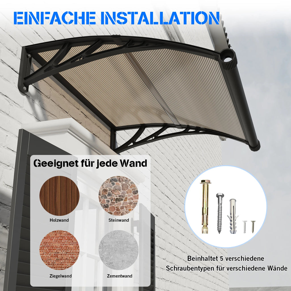Markisen eignen sich für verschiedene Wandpaneele