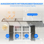 Markise zum Schutz vor Sonne und Schnee