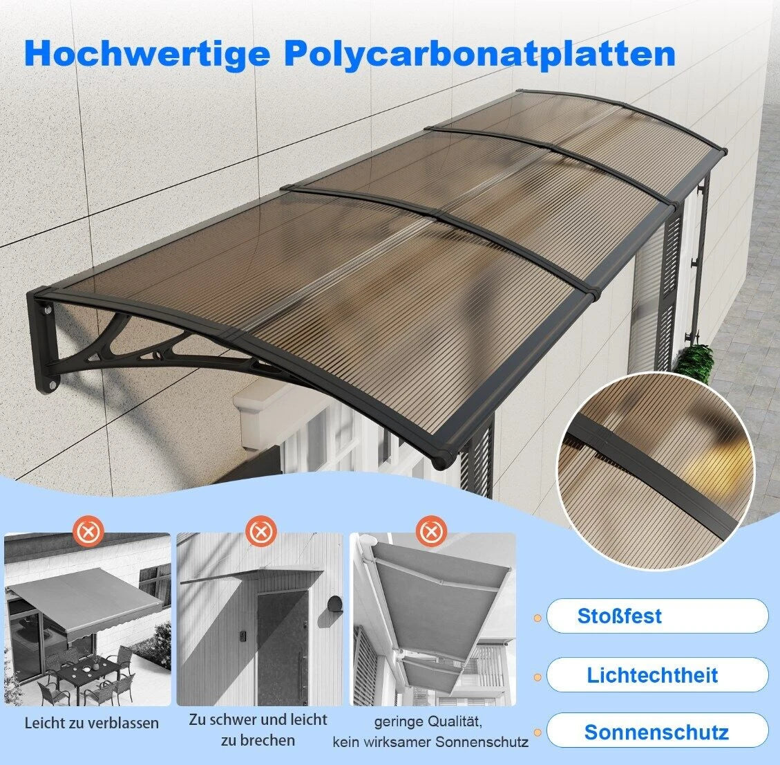 MS01 Markisen-Hohlkammerplattenmaterial