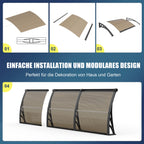 Markisen sind einfach zu montieren