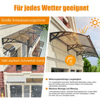 Markise zum Schutz vor Sonne und Schnee