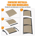 Markisen sind einfach zu montieren