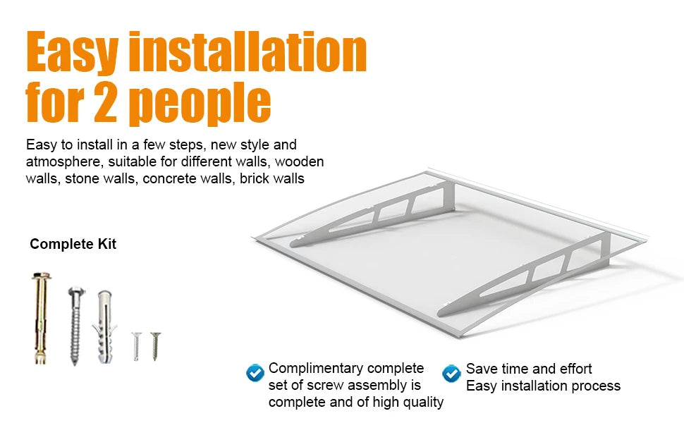 Der Sonnenschutz MS07 ist einfach zu montieren