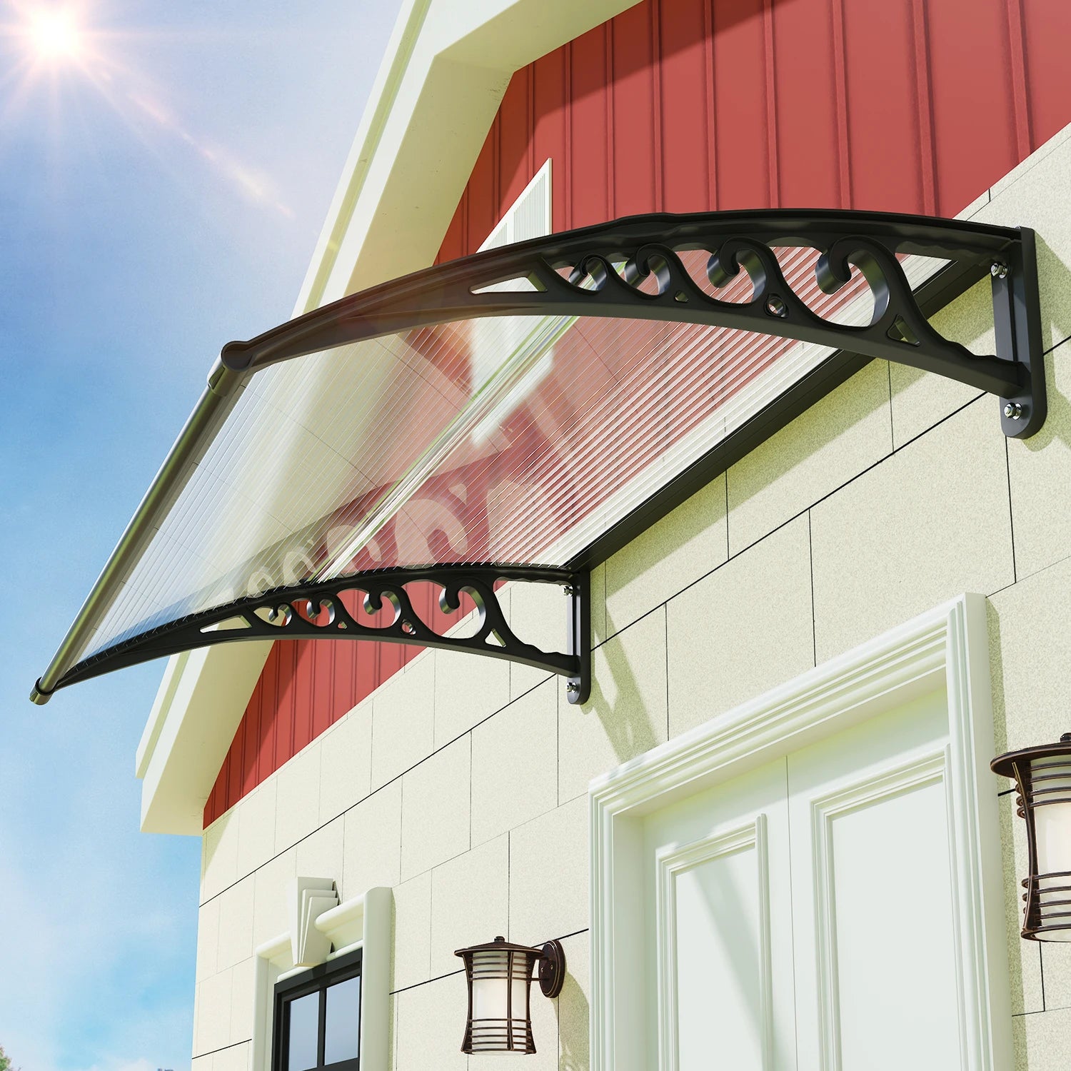 Transparente Markisen-Blütenblatthalterung