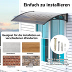 Markisen eignen sich für verschiedene Wandoberflächen