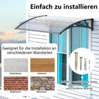 Dawninghome Markisen sind für alle Wandoberflächen geeignet