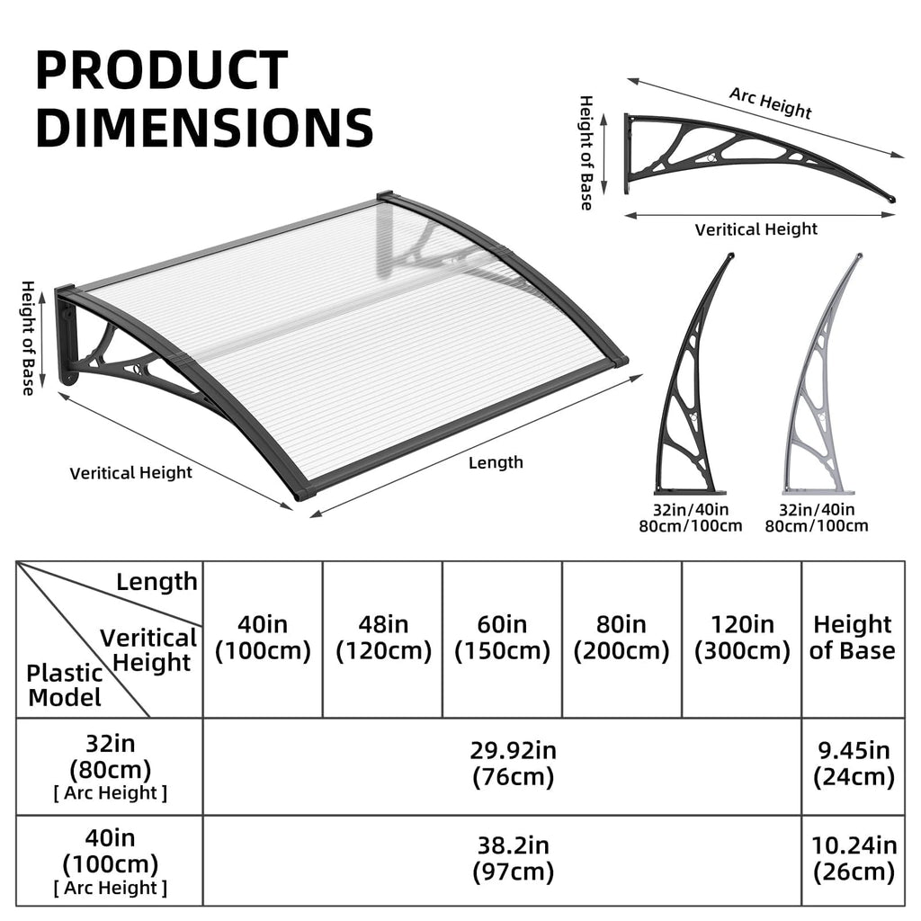 MS01 Produktabmessungen