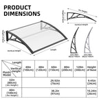 MS01 Produktabmessungen