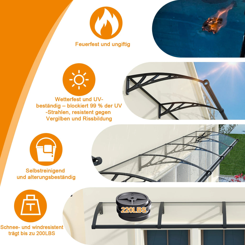 Vorteile von Markisen aus massiven PC-Platten