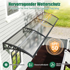 Markise zum Schutz vor Sonne und Schnee