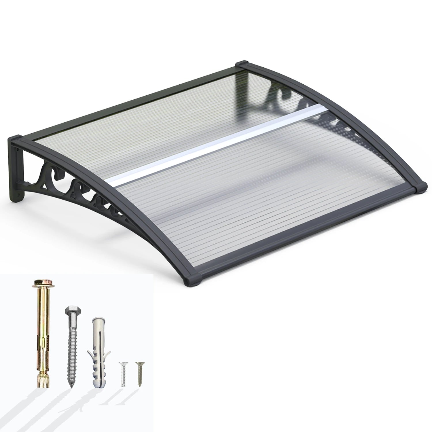 Sonnenschutzmarkise mit ABS-Rahmen und Hohlkammerplatte