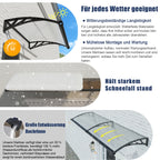 Die Markise bietet Rundumschutz