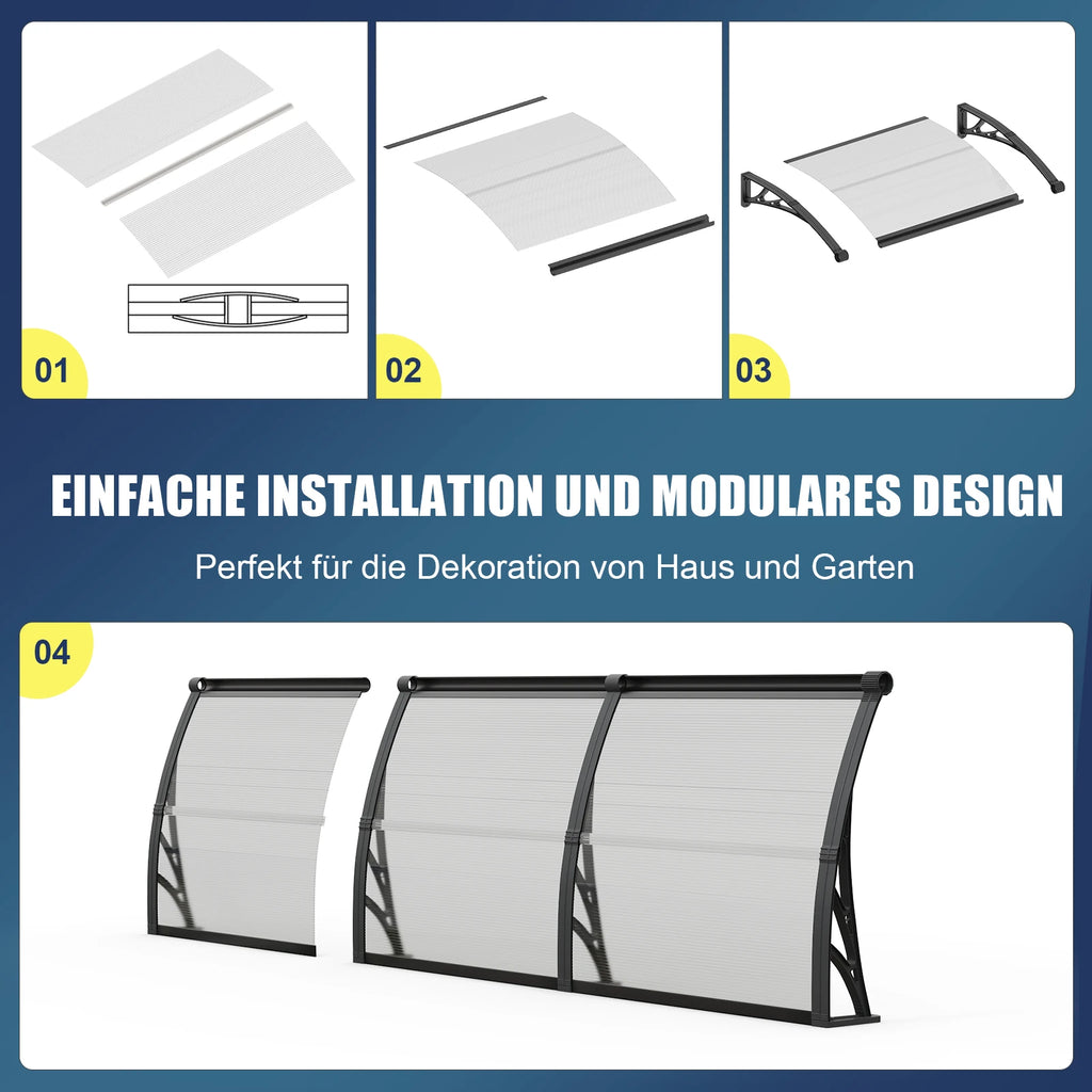 Markisen sind einfach zu montieren
