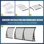 Markisen sind einfach zu montieren