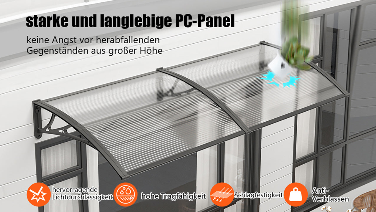Die Markise verhindert Stürze und ist geräuscharm