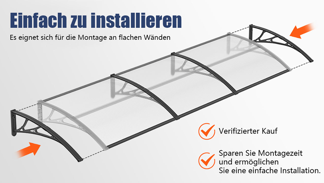Markisen sind einfach zu montieren